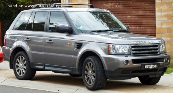 2007 Land Rover Range Rover Sport I 3.6 Tdv8 (272 Hp) Awd Automatic | Technical Specs, Data, Fuel Consumption, Dimensions