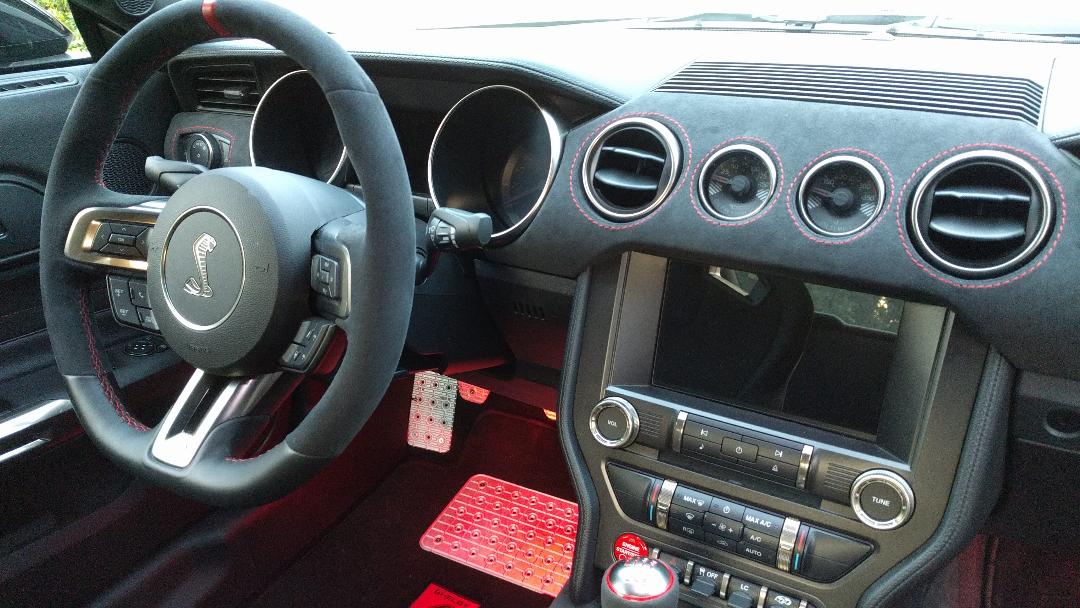 Shelby GT350 Alcantara Dash Panels AutoFanatic