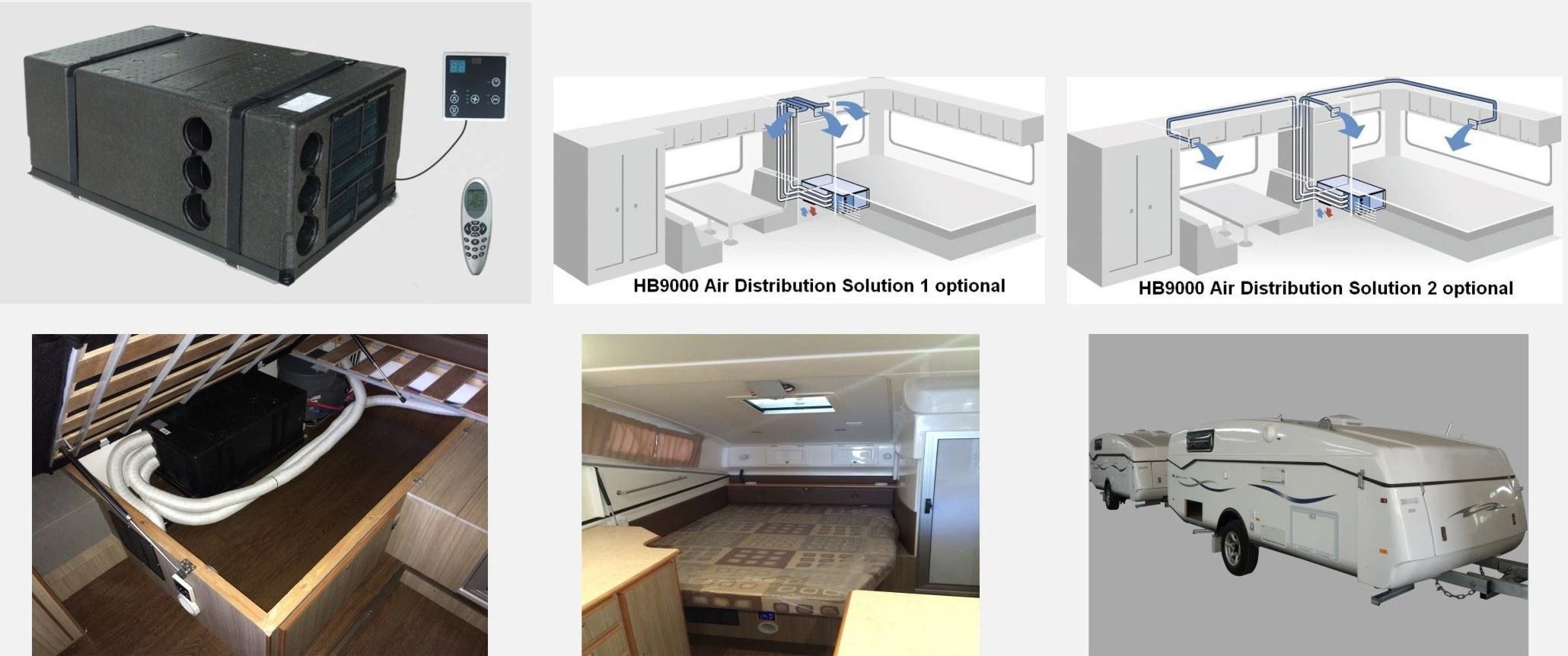 220v Under Bench Air Conditioner For Caravan Suppliers and