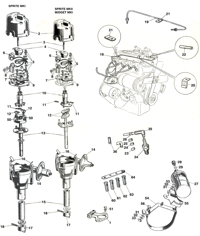 Sprite / Midget DISTRIBUTOR