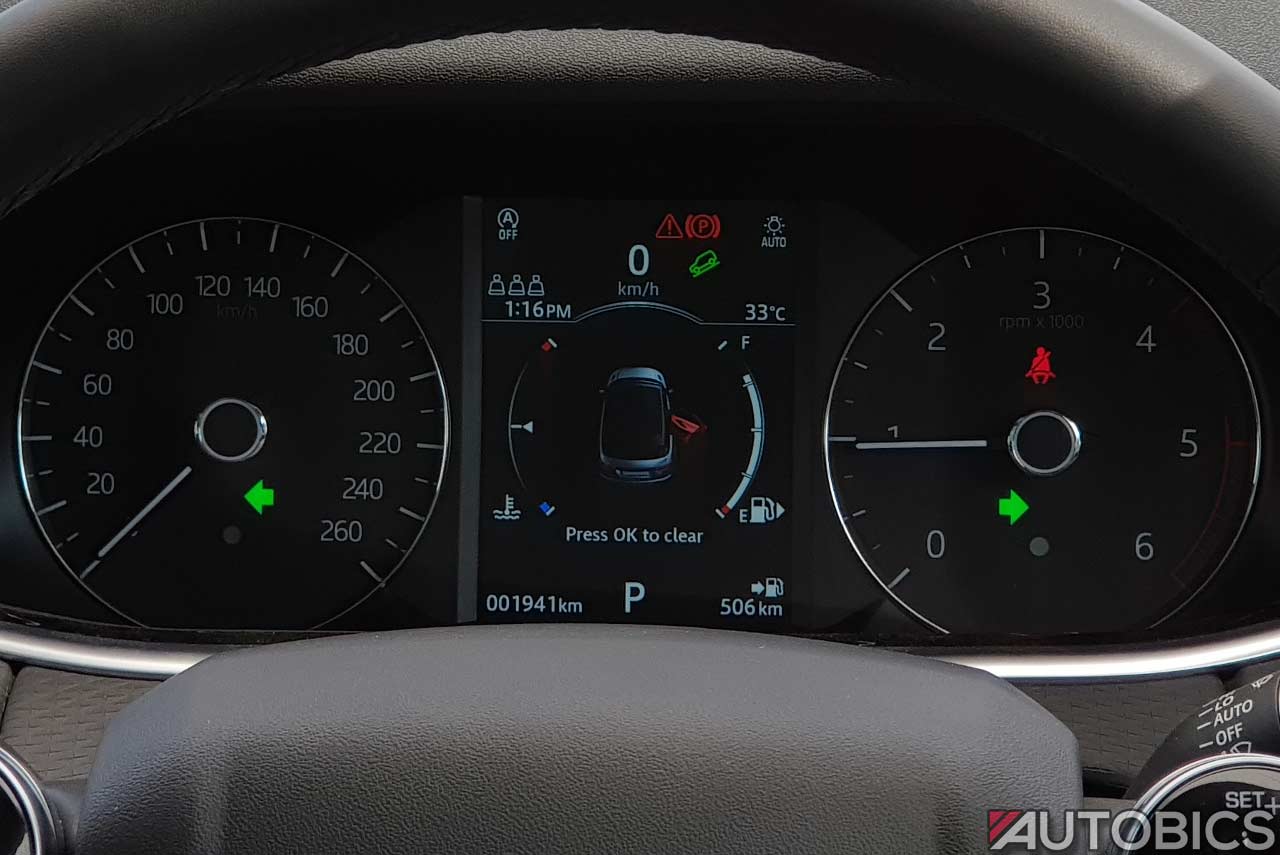 Range Rover Evoque S Instrument Cluster 2020 AUTOBICS
