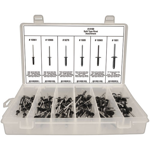 Disco Automotive Split Type Rivet Assortment, Disco Automotive Hardware