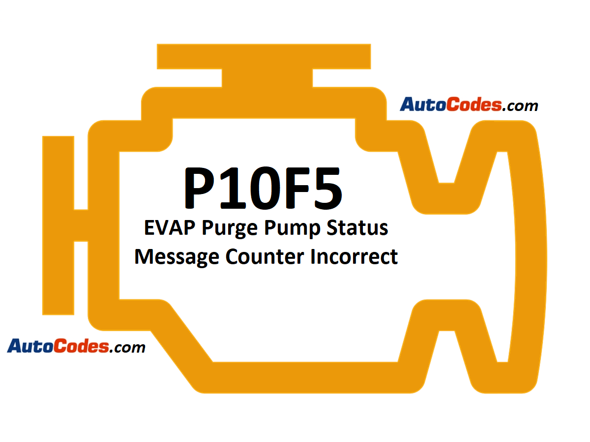 Code P10F5 2018 Chevrolet Silverado EVAP Purge Pump Status Message