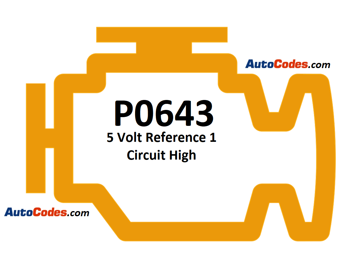 Code P0643 GMC 5 Volt Reference 1 Circuit High Voltage