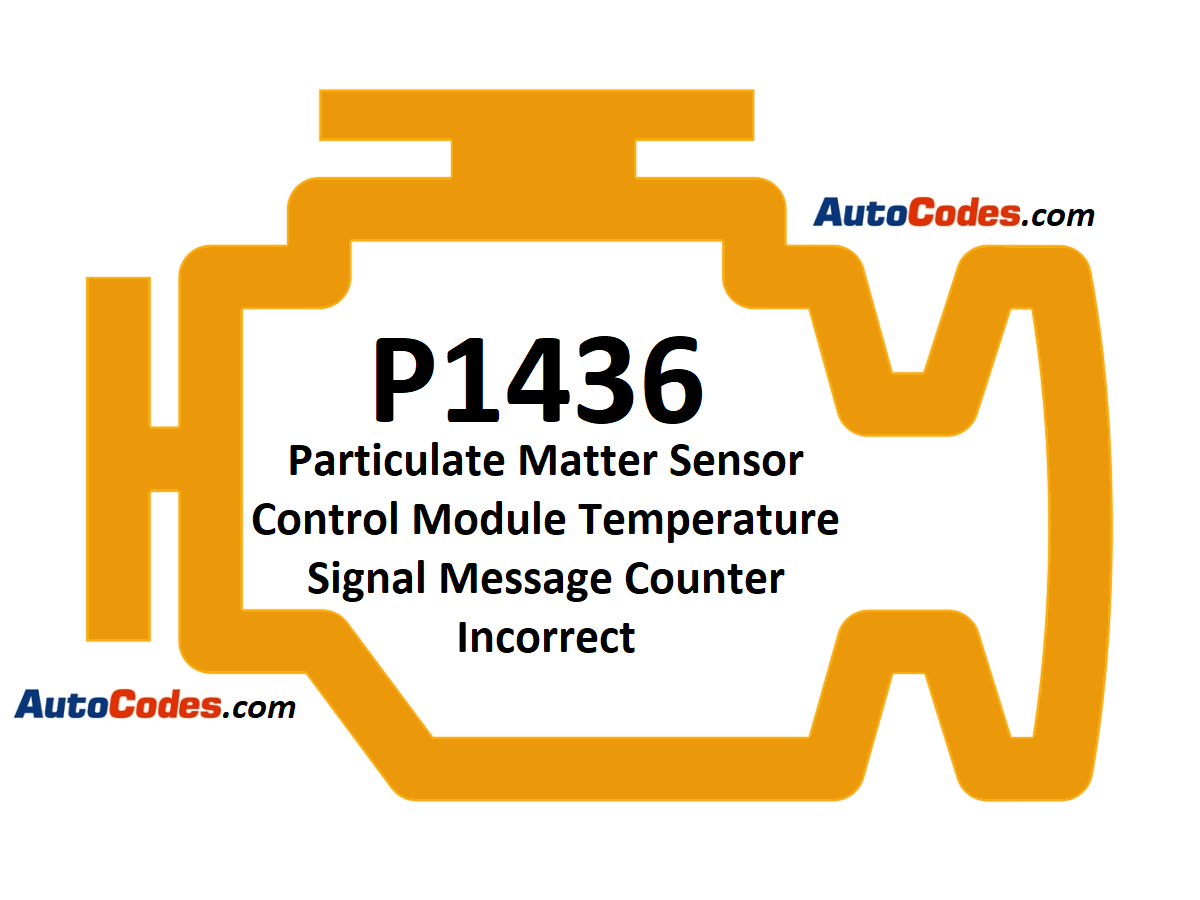Code P1436 2014 GMC Sierra Particulate Matter Sensor Control Module