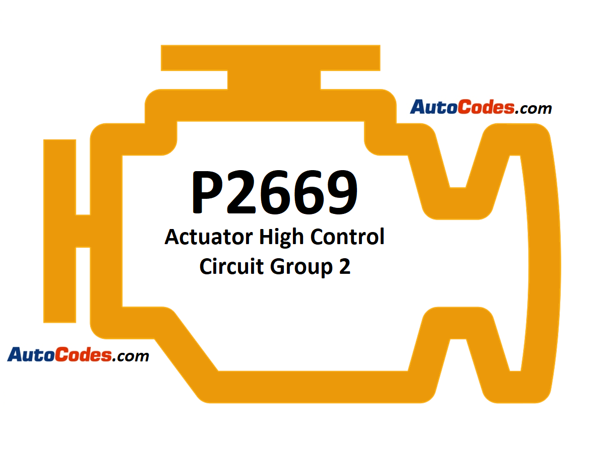 Code P2669 Chevrolet Actuator High Control Circuit Group 2 (With Video)