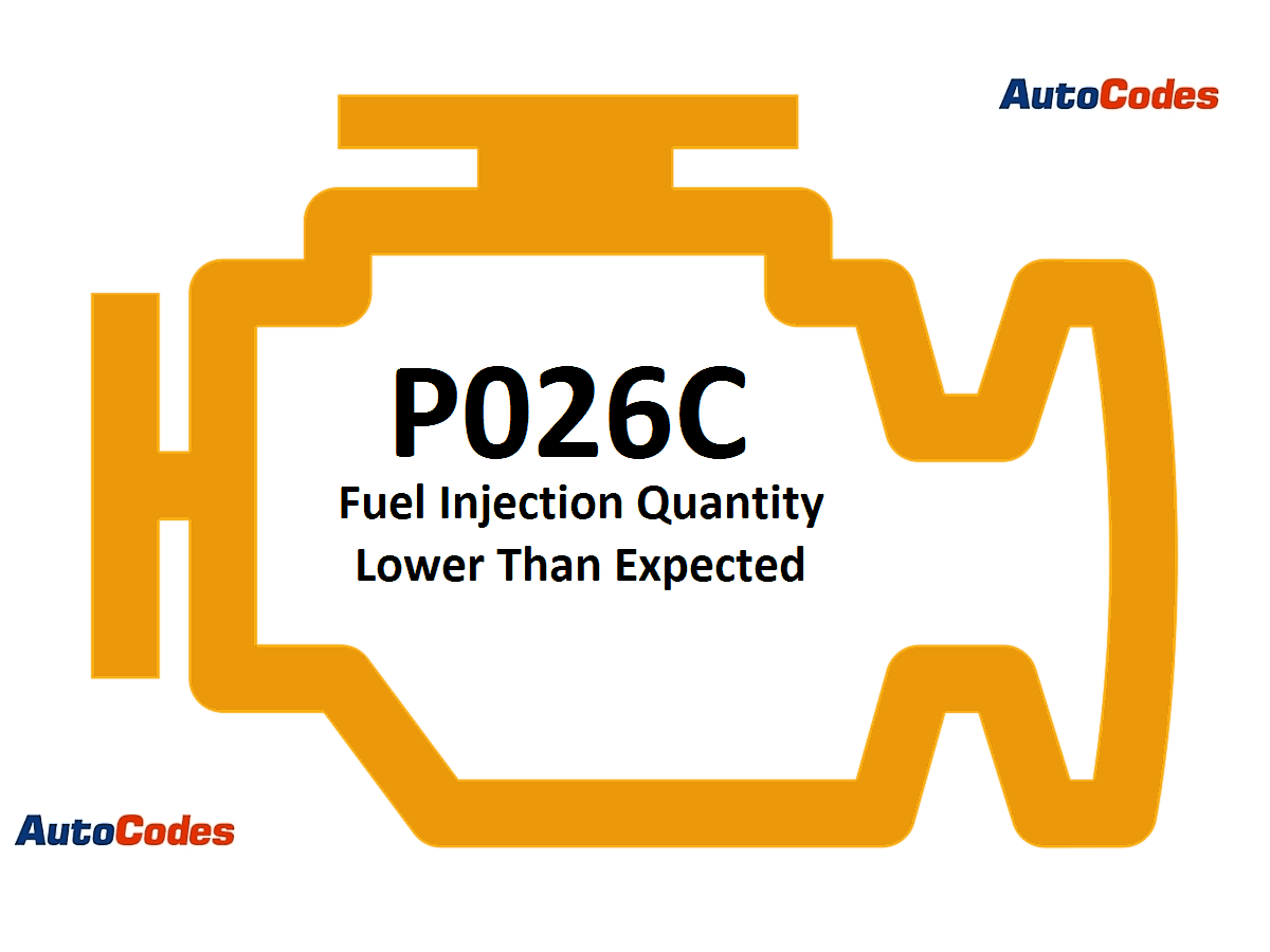 Code P026C Fuel Injection Quantity Lower Than Expected