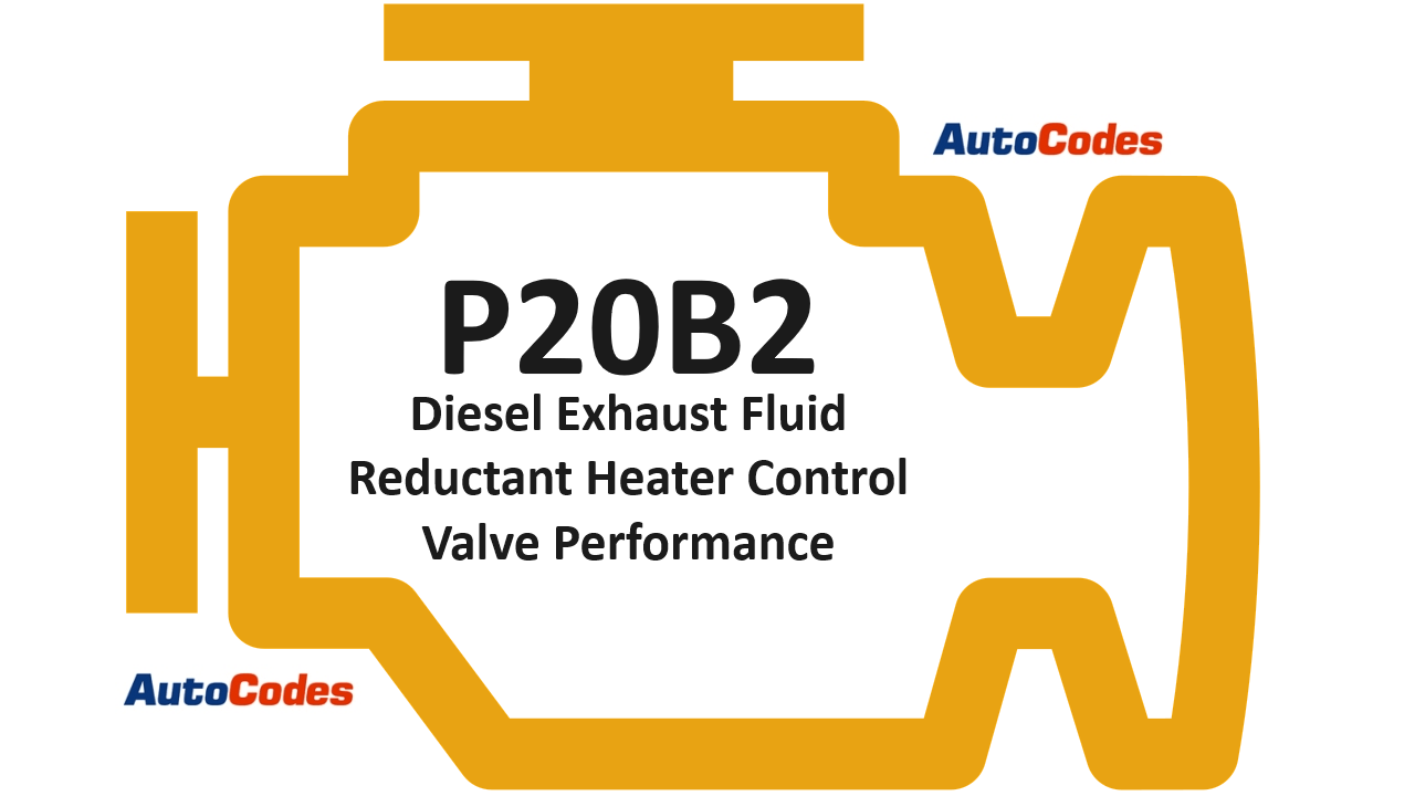 Code P20B2 RAM Diesel Exhaust Fluid Reductant Heater Control Valve