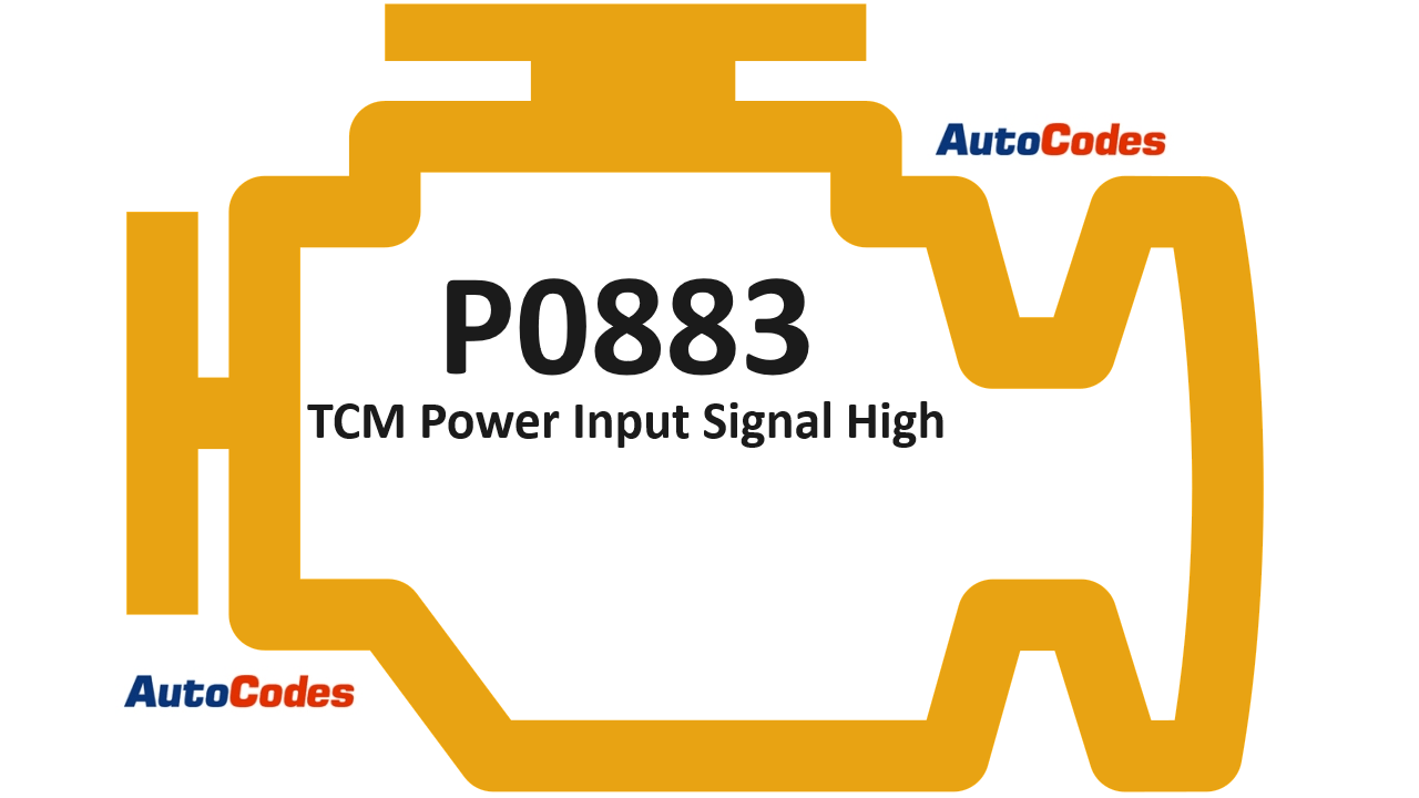 Code P0883 RAM TCM Power Input Signal High