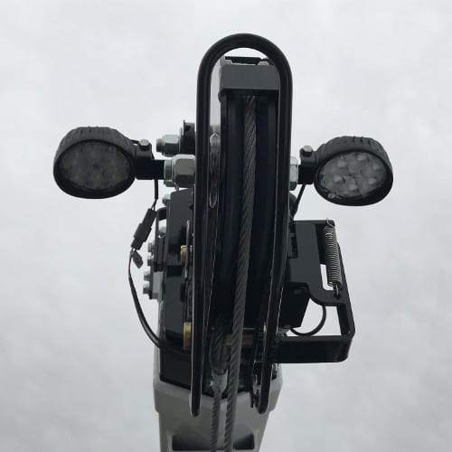 Boom Tip Lights Auto Crane