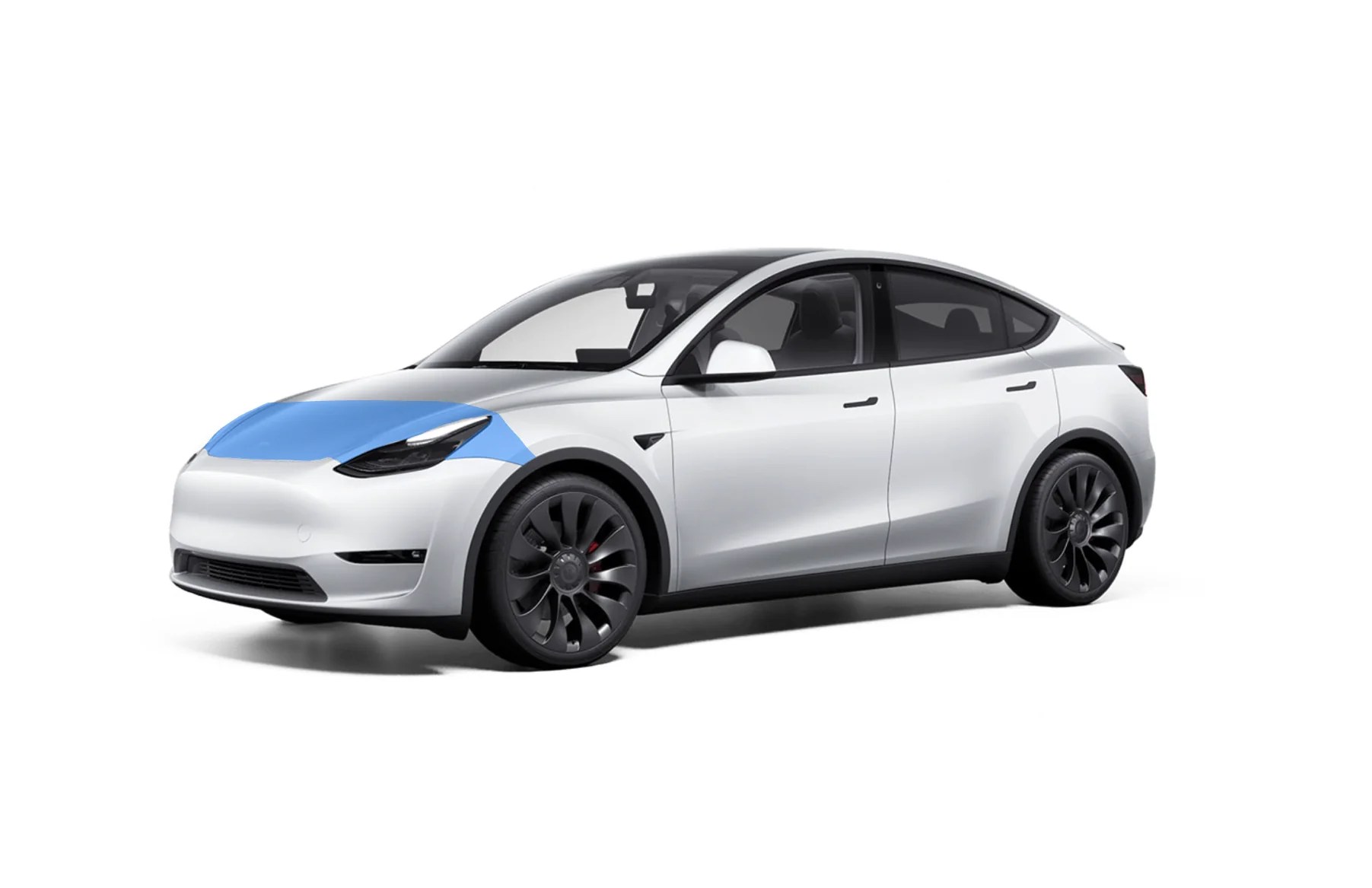 Tesla Model Y DIY Pre-cut PPF Partial 24" Front Hood and Fender Kit