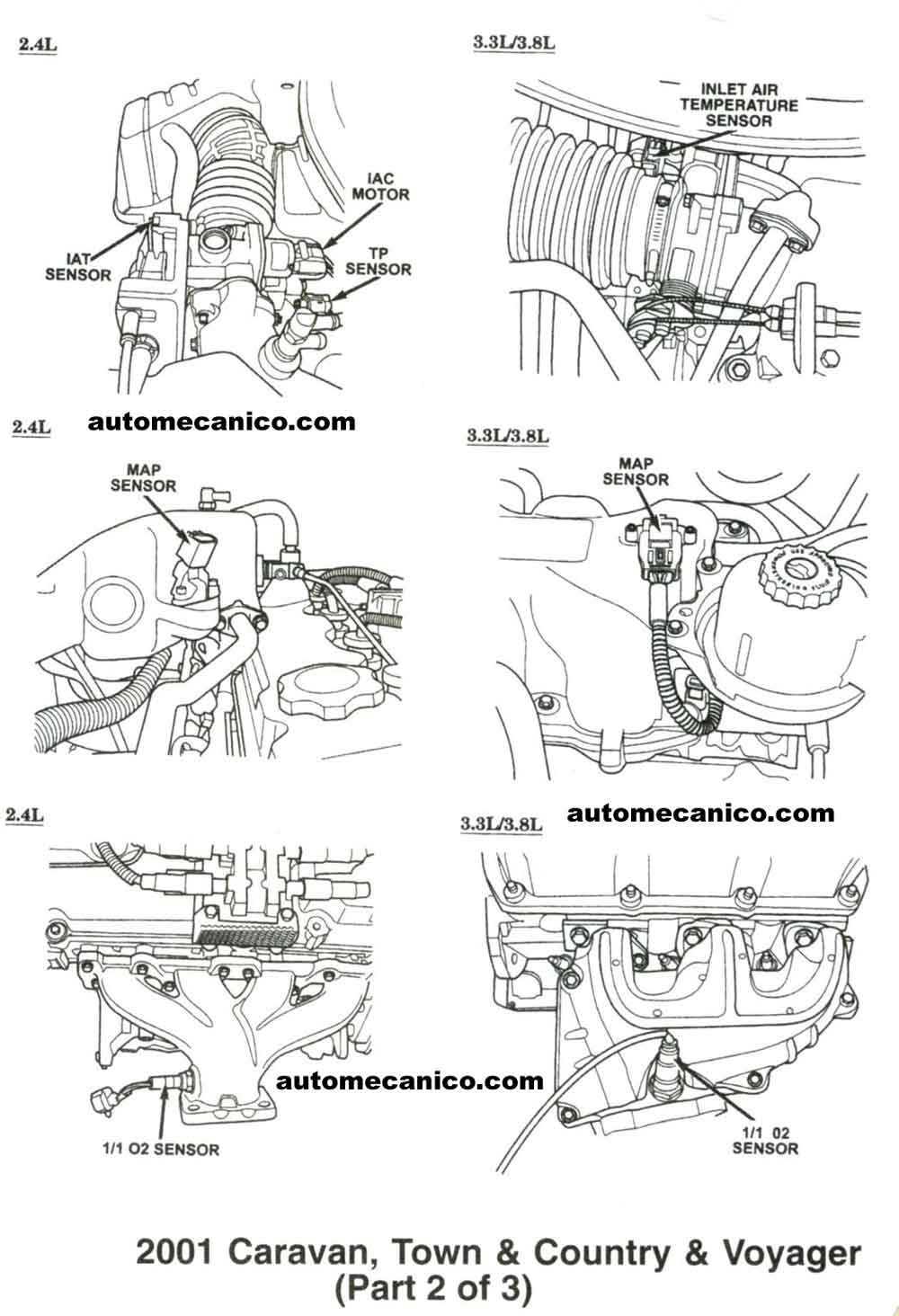 CHRYSLER | DODGE | JEEP, Sensores-LIGHT TRUCKS-VANS, 1991-2002