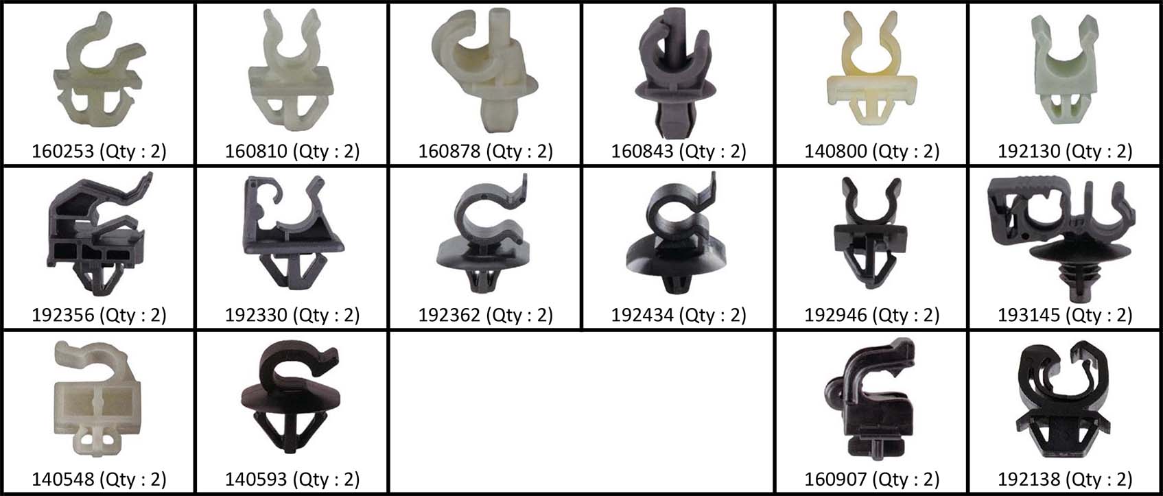 Rod Holder Assortment 33 pcs AutoFast