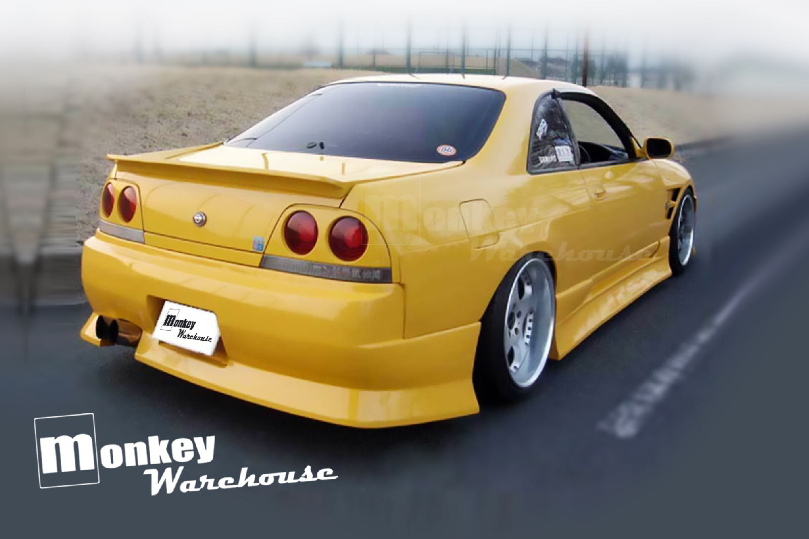 NEW DUCE NISSAN R33 SKYLINE GTS REAR BUMPER BAR BODY KIT/2 DOOR COUPE