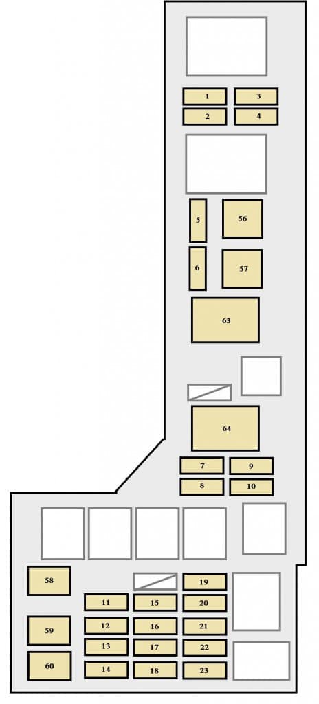 Toyota Avalon (2003 - 2004) - fuse box diagram - Auto Genius