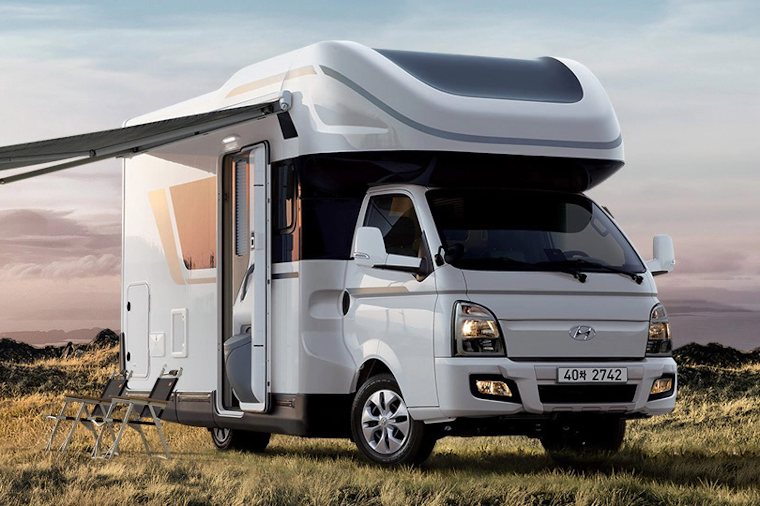 We'd love to spend a night in the Hyundai Porest campervan Auto News
