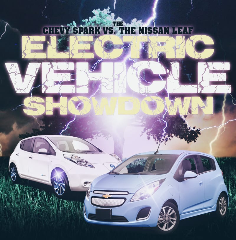 The Chevy Spark EV vs. The Nissan Leaf Electric Vehicle Showdown