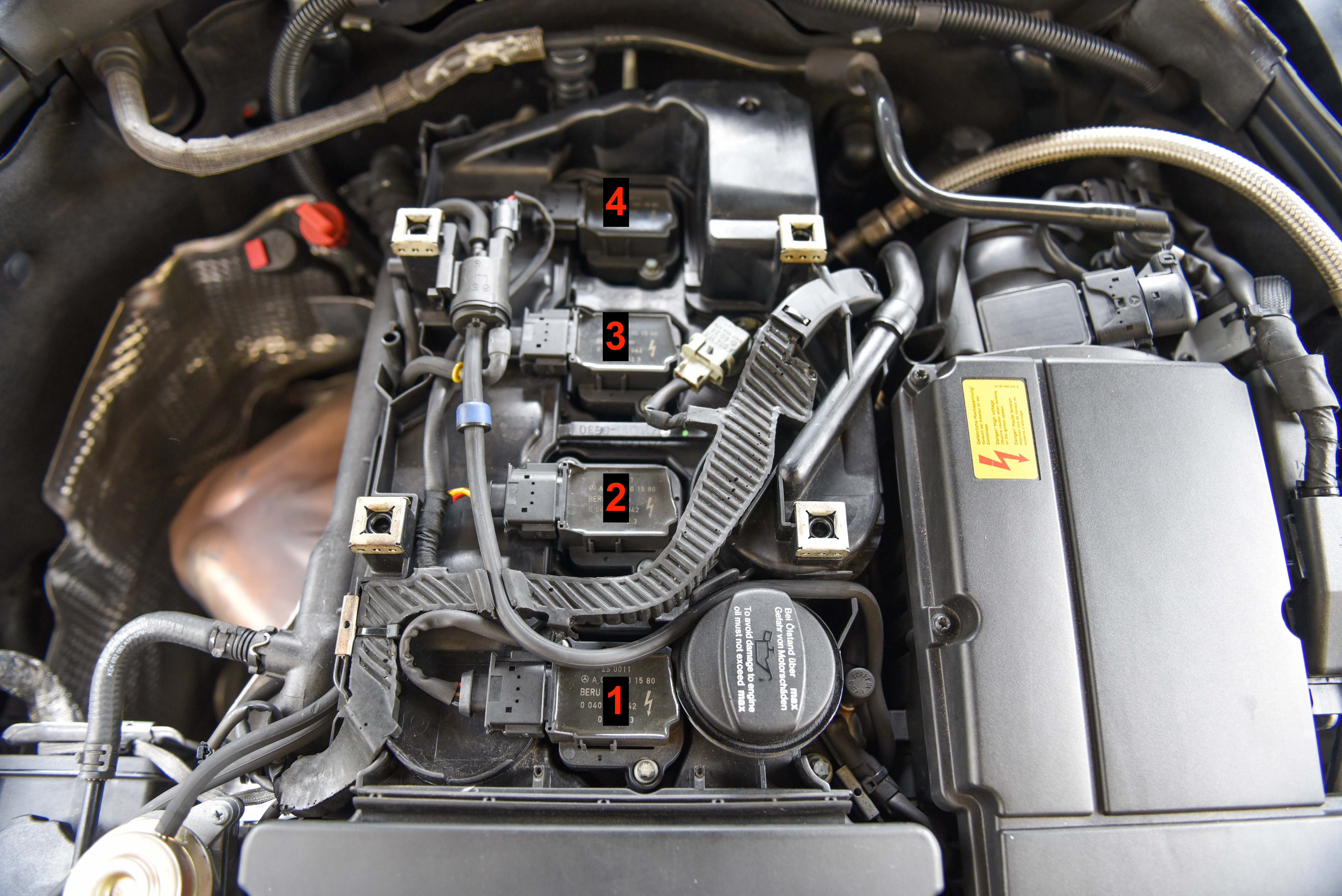 Changing Spark Plugs W203 C200 CClass AutoInstruct