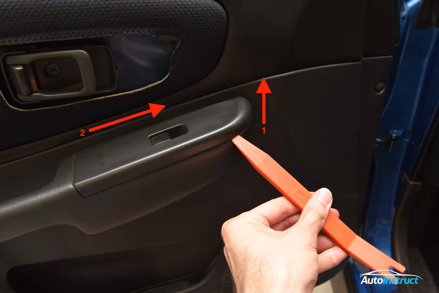 Front Door Card Removal GC8 Impreza AutoInstruct