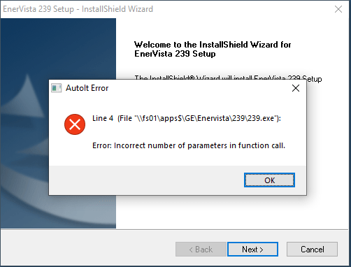 ErrorIncorrect number of parameters in function call. AutoIt General Help and Support