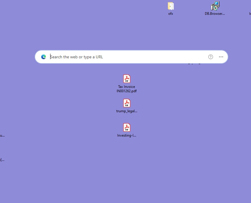 Microsoft Edge new Desktop search bar widget AutoIt GUI Help and
