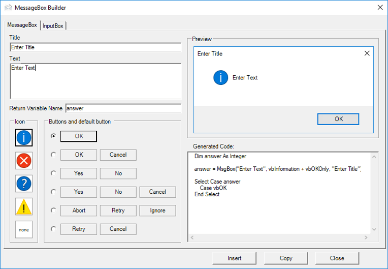 Creating Custom Message Boxes with VBA MsgBox Function