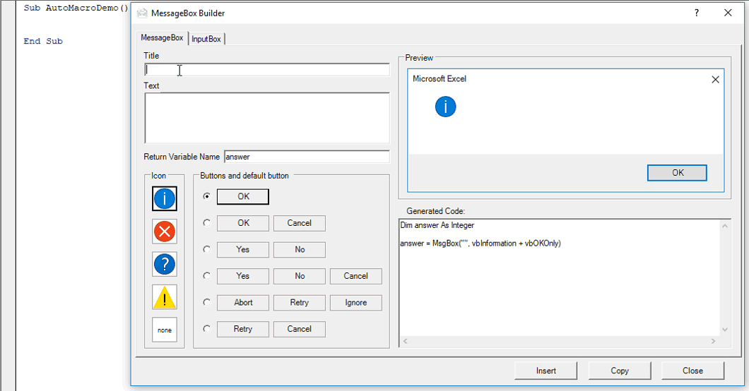 VBA Code Examples Addin Free Download for Excel