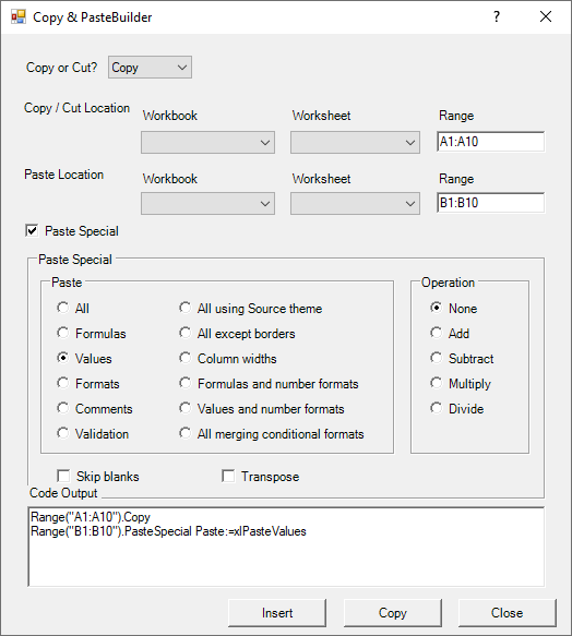 Excel VBA Tutorial PasteSpecial for Selective Pasting Automate Excel