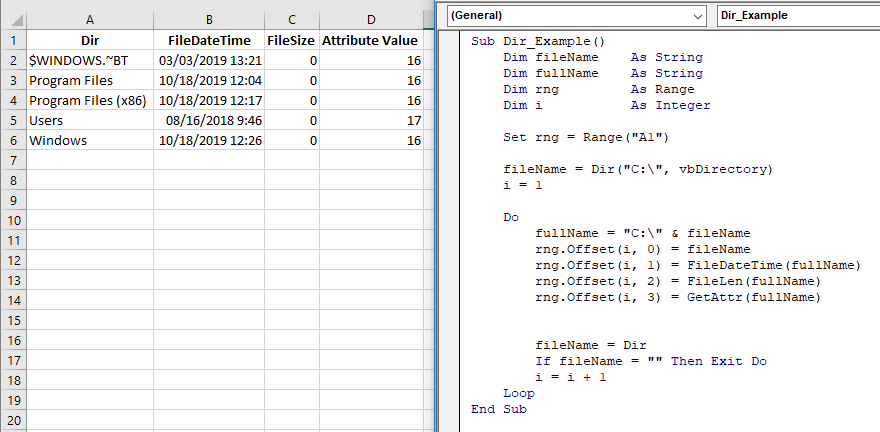 VBA FileDateTime Function Automate Excel