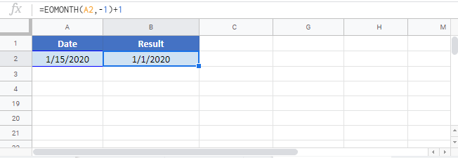 First Day of Month Formulas in Excel and Google Sheets Automate Excel