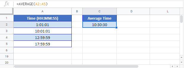 Calculate Average Time Excel & Google Sheets Automate Excel