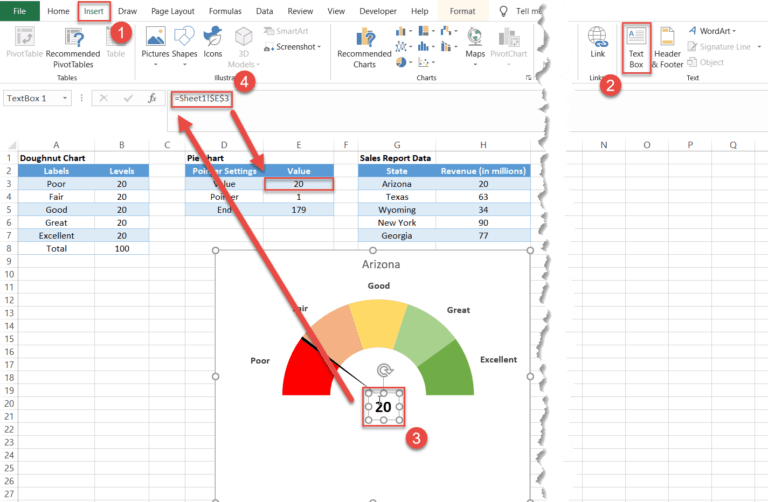 Excel Gauge Chart Template Free Download How to Create