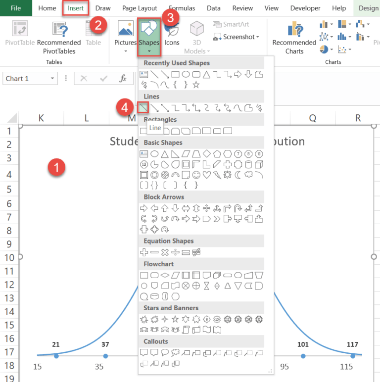 How to Create a Normal Distribution Bell Curve in Excel Automate Excel