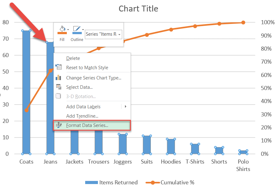 How to Create a Pareto Chart in Excel Automate Excel