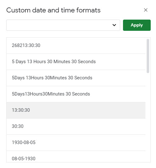 Time Format Show Minutes & Seconds Excel & Google Sheets Automate