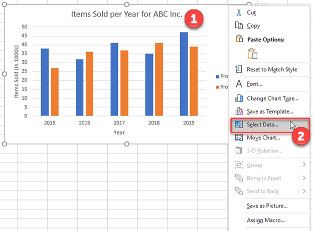 How to Change Chart Series Name - Excel & Google Sheets - Automate Excel