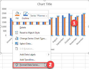 How to Overlay Two Graphs in Excel - Automate Excel