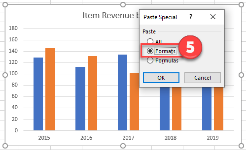 Copy Chart Format - Excel & Google Sheets - Automate Excel