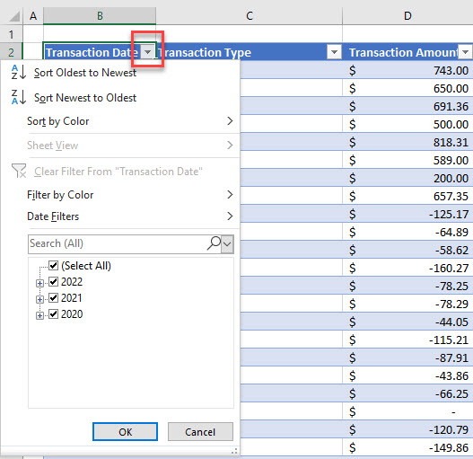 How to Filter by Date in Excel & Google Sheets Automate Excel
