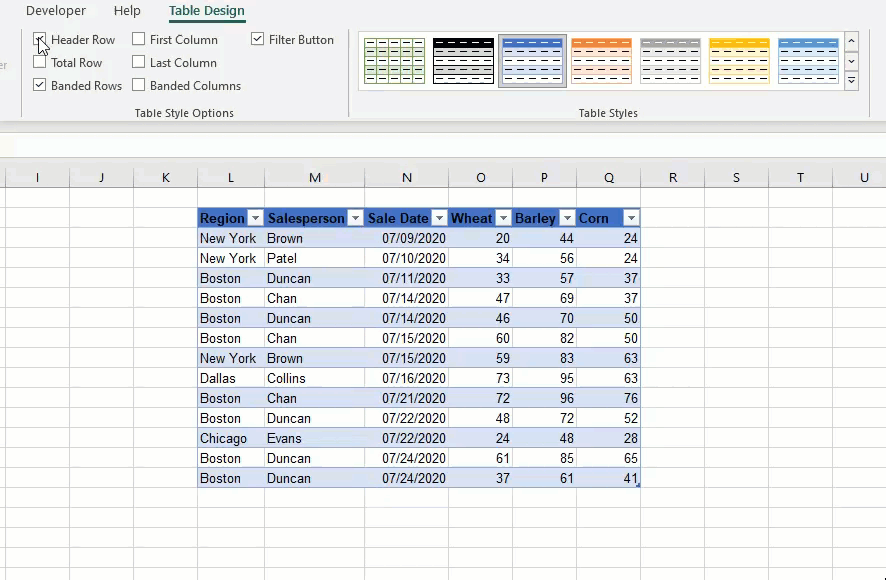 How to Use Table Tools in Excel Automate Excel