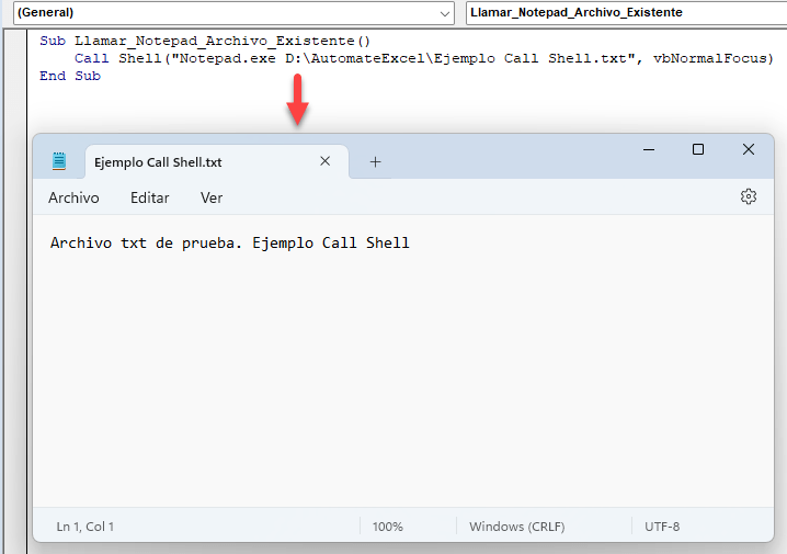 Shell VBA Automate Excel
