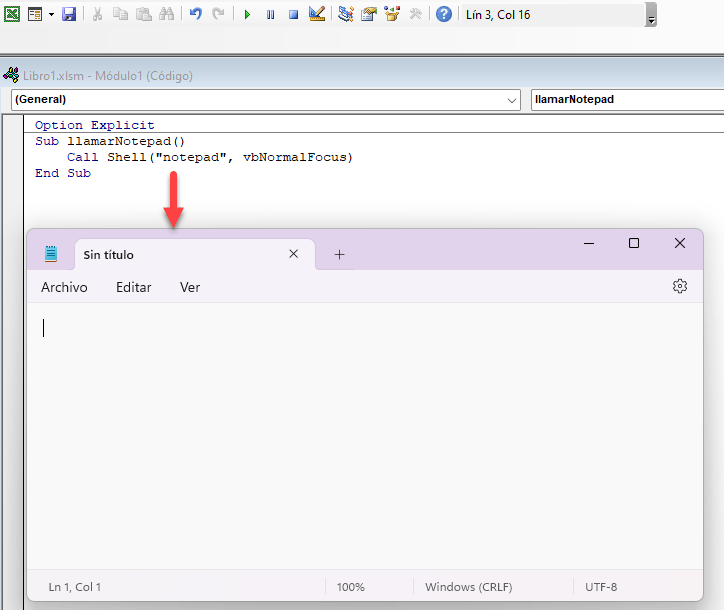 Shell VBA Automate Excel