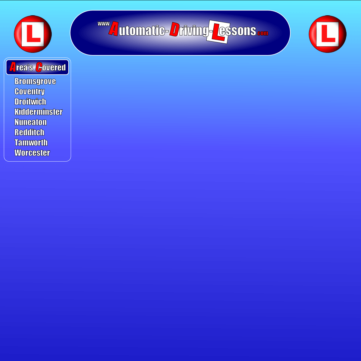 automatic driving lesson in redditch