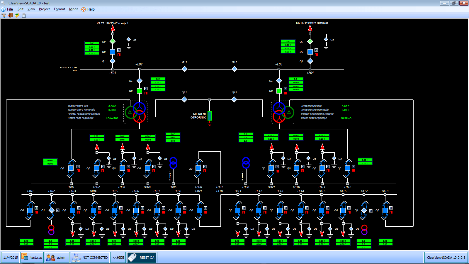 SCADA system ClearView