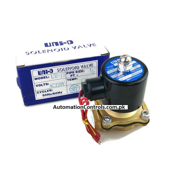UNID Solenoid Valve 2way 1/2″ (UW15) > Automation & Controls