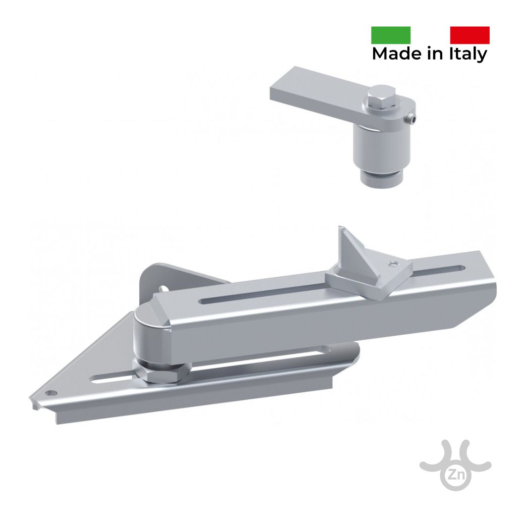 Rising Hinges Right Side Kit with Ball Joint for Sloped Opening Swing Gate