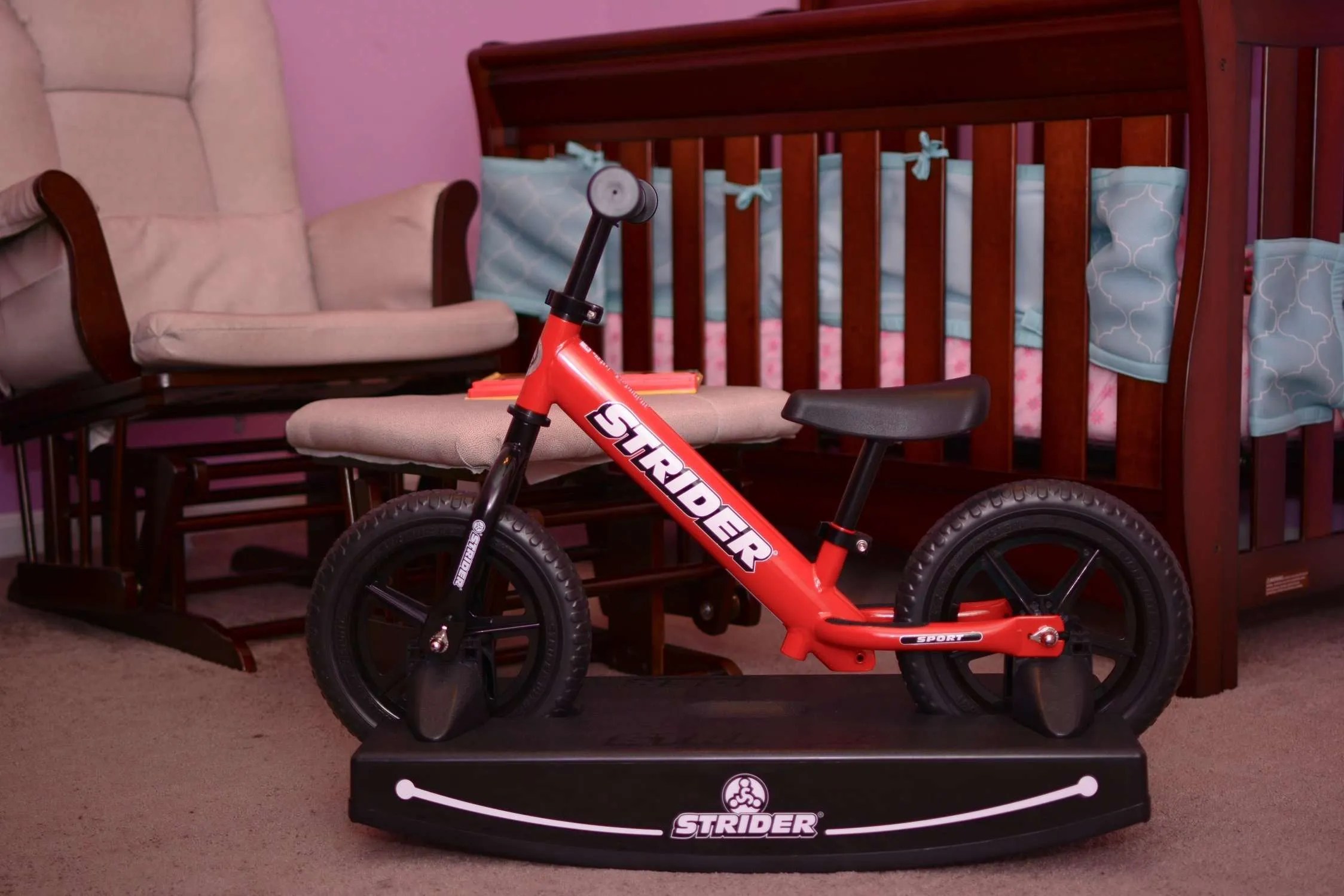 Strider 12” Balance Bike and Rocking Base