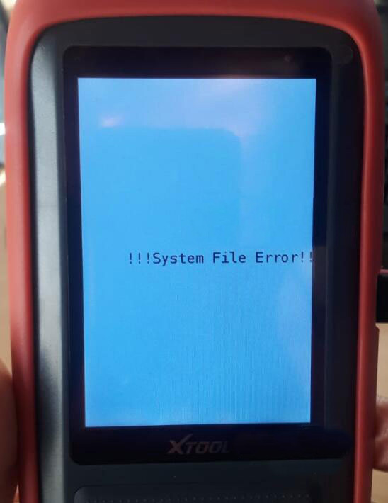 Solved! Xtool X100 Pro2 “System File Error!” Issue Autonumen Offical Blog