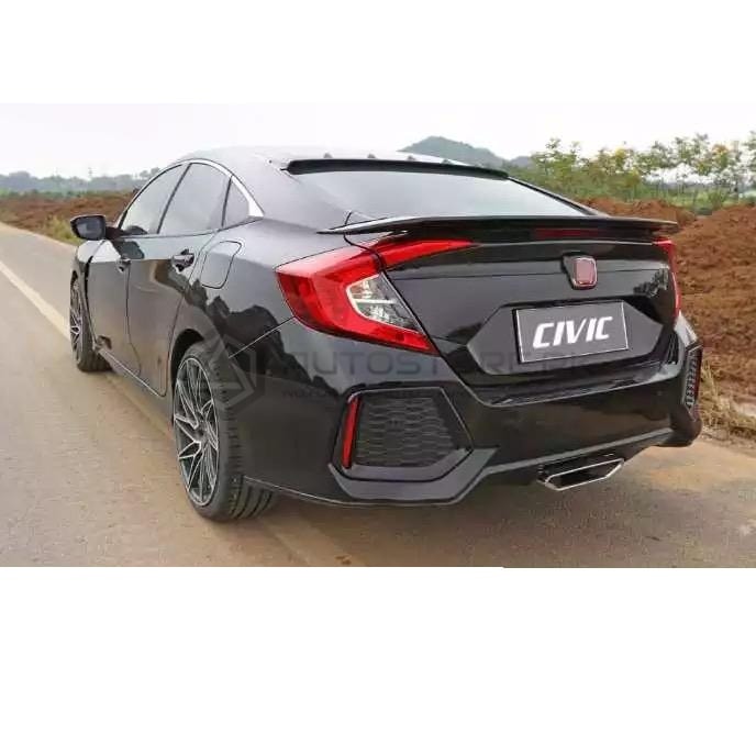 Honda Civic Rear SI Bumper 20162019 Autostore.pk