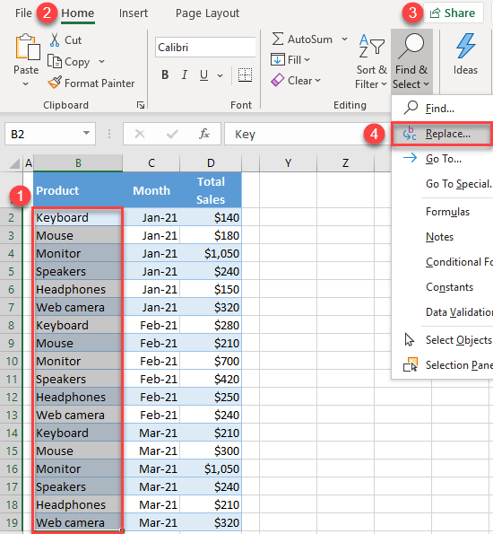 Find and Replace Multiple Values in Excel & Google Sheets Auto VBA